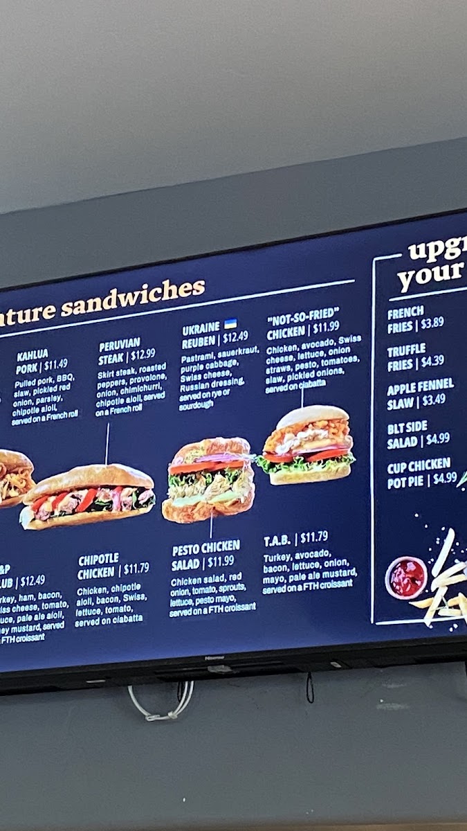 Menu From The Hearth Kitchen And Pie Shop - Market St-2