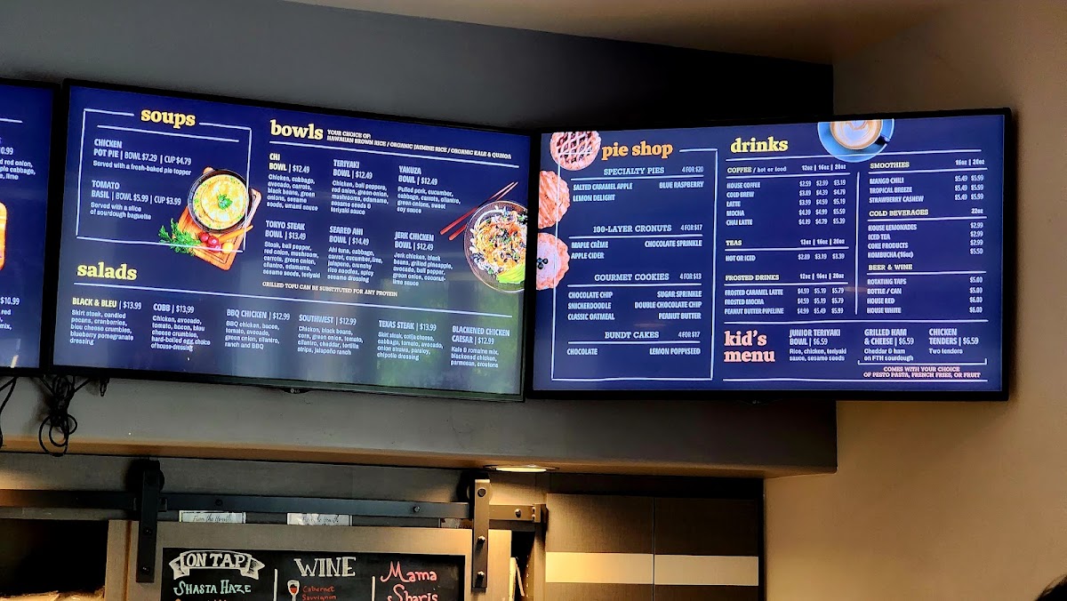 Menu From The Hearth Kitchen And Pie Shop - Market St-3