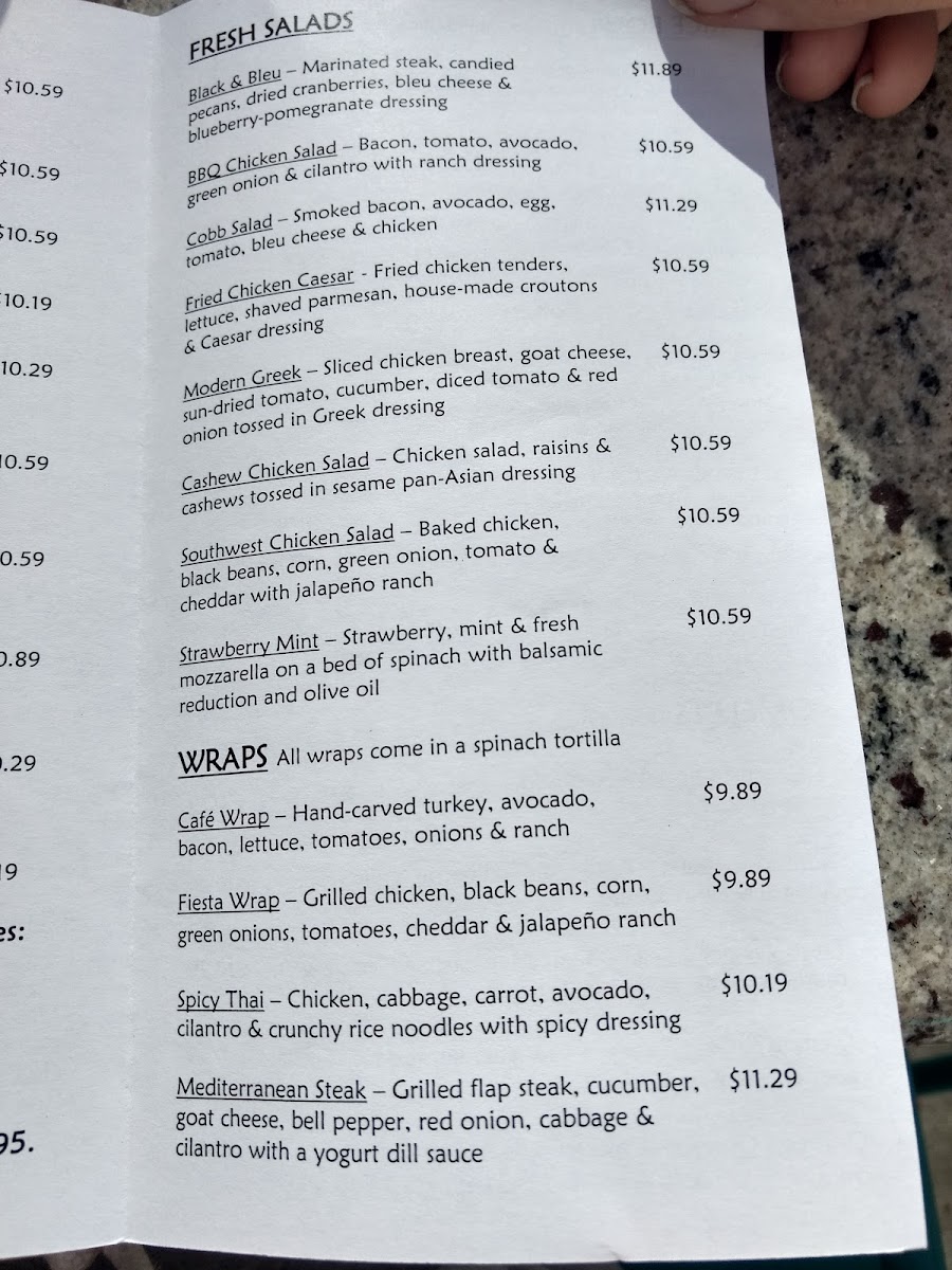 Menu From The Hearth Kitchen And Pie Shop - Market St-5