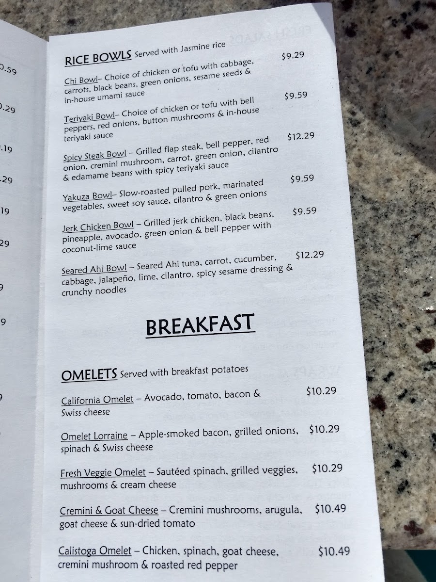 Menu From The Hearth Kitchen And Pie Shop - Market St-6